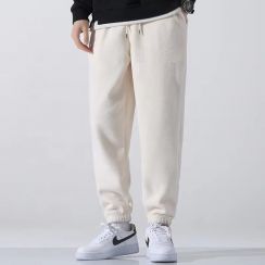 2Pcs Mens Thickened Warm Sweatpants