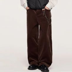 Mens Cotton Corduroy Machete Wide Leg Pants